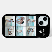 Familie 6 Foto Zwart Case-Mate iPhone Case (Achterkant (horizontaal))