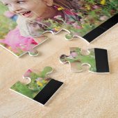 Familie 8 Foto Collage Black Legpuzzel (Zijkant)