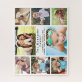 Familie 8 Foto Collage Legpuzzel (Verticaal)