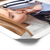 Familie 8 Foto Collage Sjabloon Plus Naam V1 Poster (Hoek)