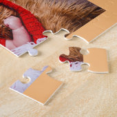 Familie 8 Fotocollage Gezegde Script Legpuzzel (Zijkant)