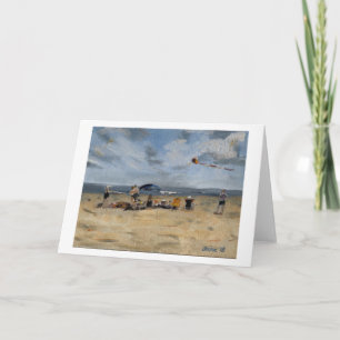 Familie aan het strand - Trina Chow Kaart
