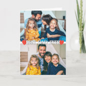 Familie Aangepaste 2-foto Sjabloon w / Hart voor p (Voorkant)