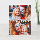 Familie Aangepaste 2-foto's Sjabloon Happy Hallowe (Voorkant)