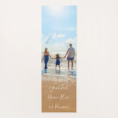 Familie - Aangepaste foto en tekst - Uw eigen ontw Yogamat (Achterkant)