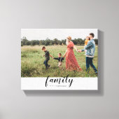 Familie Aangepaste Fotocanvas Print (Voorkant)