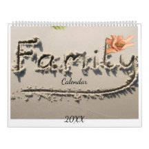 Familie Aangepaste Kalender