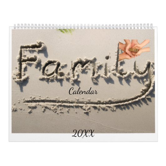 Familie Aangepaste Kalender (Hoes)