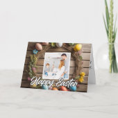 Familie Aangepaste Pasen Collage Foto's Sjabloon (Voorkant)