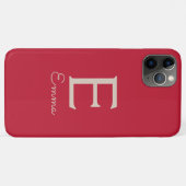 familie, aanpasbare tekst, monogram, bijnaam; Case-Mate iPhone case (Achterkant (horizontaal))