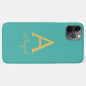 familie, aanpasbare tekst, monogram, bijnaam; Case-Mate iPhone case (Achterkant (horizontaal))
