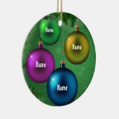 Familie Afar (aanpasbaar) Keramisch Ornament (Rechts)
