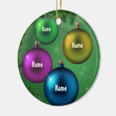 Familie Afar (aanpasbaar) Keramisch Ornament (Links)