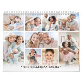 Familie Afbeeldingen Fotocollage Kalender (Hoes)