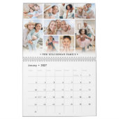 Familie Afbeeldingen Fotocollage Kalender (Jan 2027)