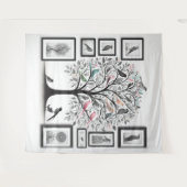 Familie Afbeeldingen Tree 01 Wandkleed (Voorkant (horizontaal))