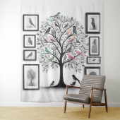 Familie Afbeeldingen Tree 01 Wandkleed (In situ)