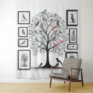 Familie Afbeeldingen Tree 01 Wandkleed