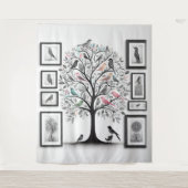 Familie Afbeeldingen Tree 01 Wandkleed (Voorkant)