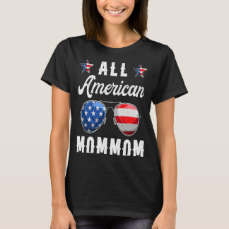 Familie alle Amerikaanse Mommom V.S. op 4 juli T-shirt