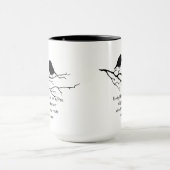 Familie als takken op een Gezegde Vogels Mok (Midden)