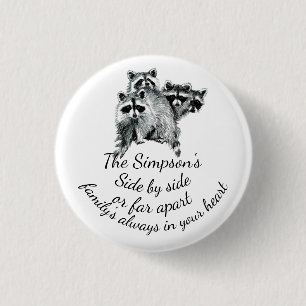 Familie altijd in uw hardetoecitaten ronde button 3,2 cm