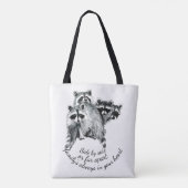 Familie altijd in uw hardetoecitaten tote bag (Achterkant)