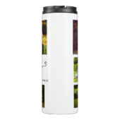 Familie Altijd voor altijd 5 foto collage citaat Thermosbeker (Achterkant)