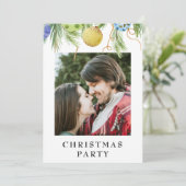 *~* Familie AP20 Bedrijfs Kerstfeestdag Partij Kaart (Staand voorkant)