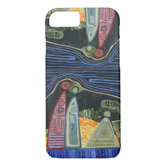 Familie Apple iPhone 8/7, nauwelijks daar Case-Mate iPhone Case (Achterkant)