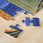 Familie Art schilderij Puzzel Legpuzzel (Zijkant)