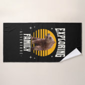 Familie-avontuur verkennen badhanddoek (Badhanddoek)