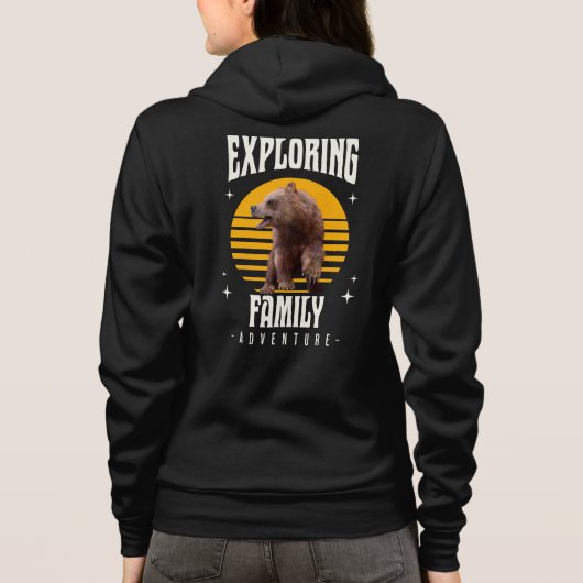 Familie-avontuur verkennen hoodie (Achterkant)