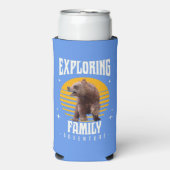 Familie-avontuur verkennen seltzer blikjeskoeler (Seltzer Voorkant)