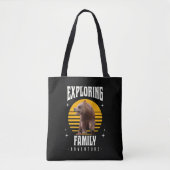 Familie-avontuur verkennen tote bag (Voorkant)