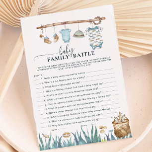 Familie Baby Battle Reel Fun Fisherman Shower Game