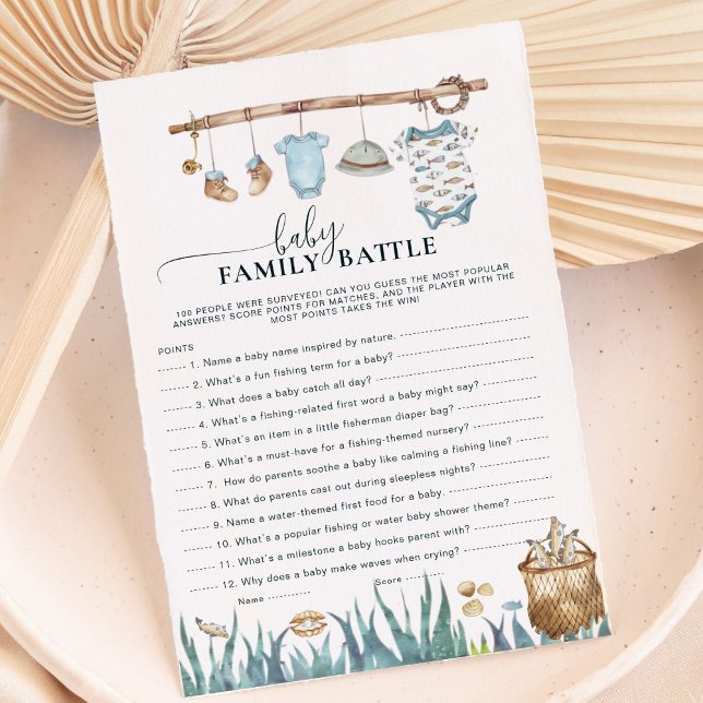 Familie Baby Battle Reel Fun Fisherman Shower Game (Creator heeft geüpload)