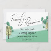 Familie Barbecue Picnic Family Reunion Kaart (Voorkant)