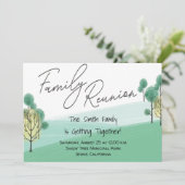 Familie Barbecue Picnic Family Reunion Kaart (Staand voorkant)