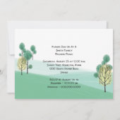 Familie Barbecue Picnic Family Reunion Kaart (Achterkant)