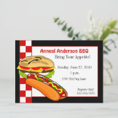 Familie BBQ Kaart (Staand voorkant)