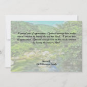 Familie Bedankt Vallarta River South 0366 Kaart (Achterkant)