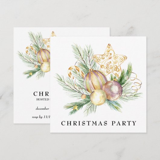 *~* Familie bedrijfs AP20 STAR kerstfeest  Kaart (Voorkant / Achterkant)