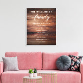 familie Belangrijke data Memorable Canv Canvas Afdruk (Insitu (Woonkamer))