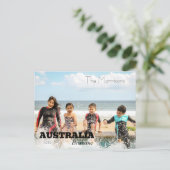 Familie Bestemming Foto Feestdagenkaart (Staand voorkant)