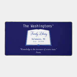 Familie Bibliotheek Bureau Mat Boek Tekening & Cit