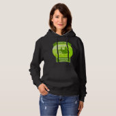  familie bijpassende groene tent camping hoodie (Voorkant volledig)