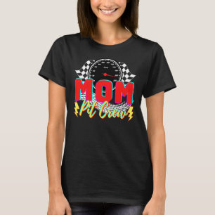 Familie Birthday Party Racing Car Mam Pit Crew T-shirt