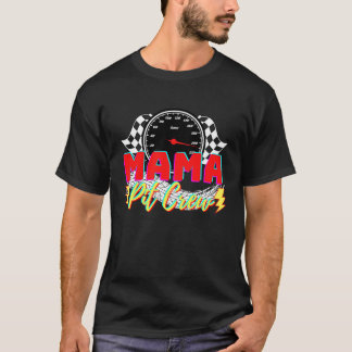 Familie Birthday Party Racing Car Mama Pit Crew T-shirt