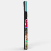 Familie Blauwgroen 4 Aangepast fotocollage Case-Mate iPhone Case (Achterkant/rechts)